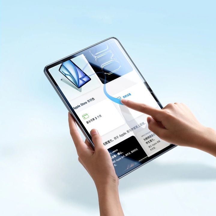 Joyroom edzett üveg, iPad Pro 13" (2024) készülékhez, átlátszó HD, karcálló, könnyű telepítés