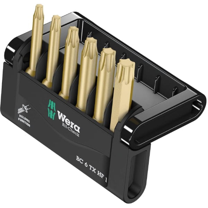 Set de biti (TORX) 6 bucati intr-o caseta; Bit-Check 6 TX HF 1 WERA 05056476001