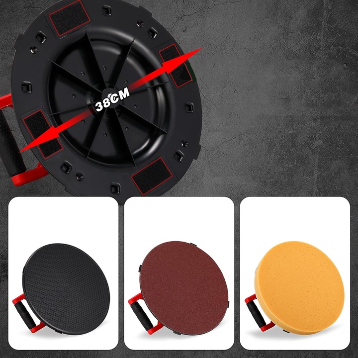 Masina de tencuit si nivelat pereti, NEWTRY 1200W, 380mm, 3 discuri interschimbabile, functie 2 in 1