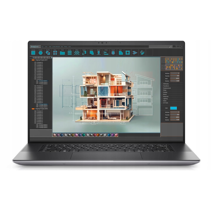 Laptop, Dell, Intel Core Ultra 7, 32 GB RAM, 4 TB SSD, Szürke