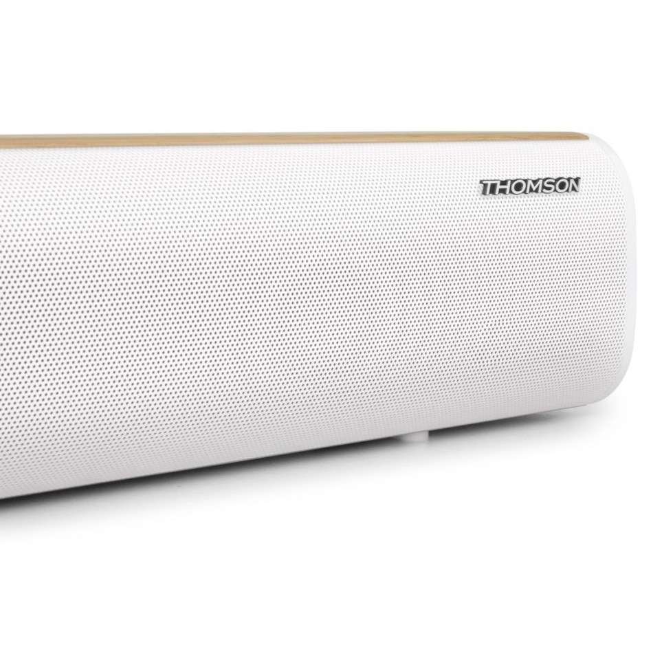 Soundbar 2.0, Thomson, Bluetooth, 200 W, 85.8 x 8.7 x 11.3 cm, Alb