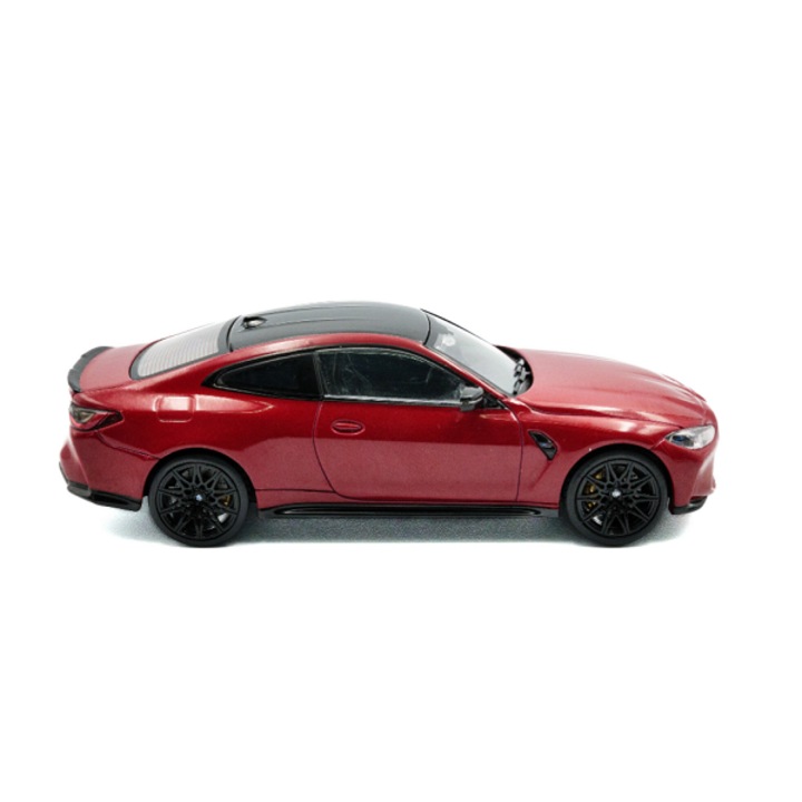 BMW M4 Competition modellautó, Imola 2023, piros, Solido 1/43
