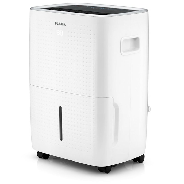 Dezumidificator, rezervor de apa de 3800 ml, oprire automata cand apa este plina, economisitor de energie, silentios, lumina cu 7 culori