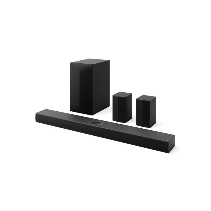 Саундбар, LG, S70TR.AEUSLLK, 500 W, черен, безжичен, със субуфер