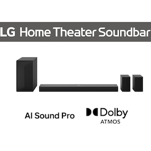 Soundbar, LG, S70TR.AEUSLLK, 500 W, negru, wireless, cu subwoofer