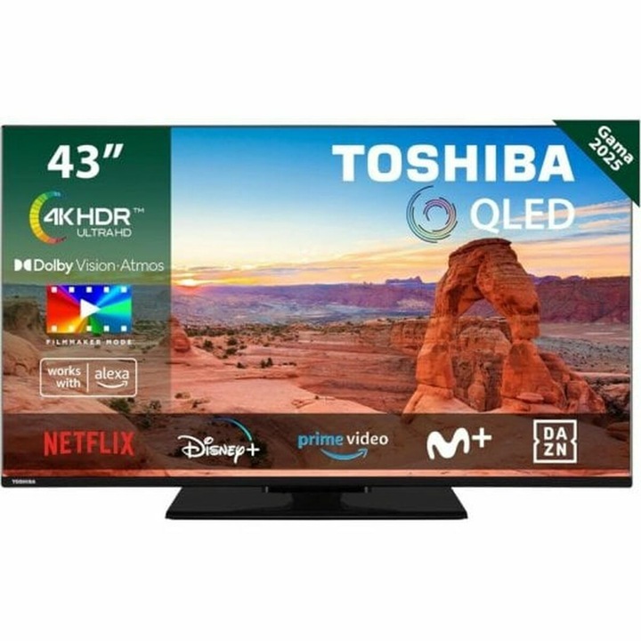Televizor Toshiba 43QV3463DG 43inch QLED 4K Negru