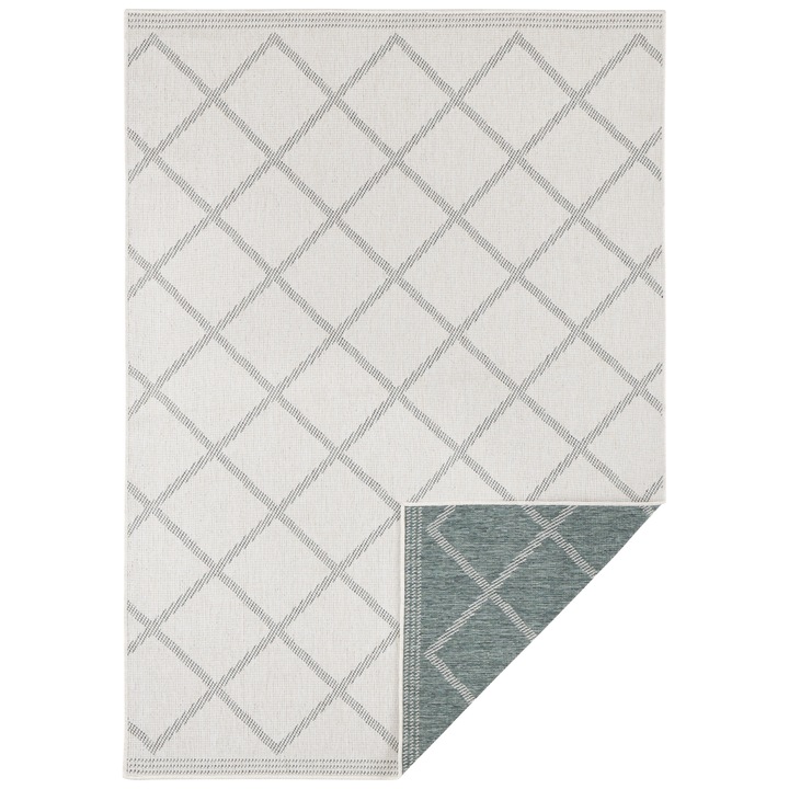 Covor Northrugs, verde crem, 80x150cm