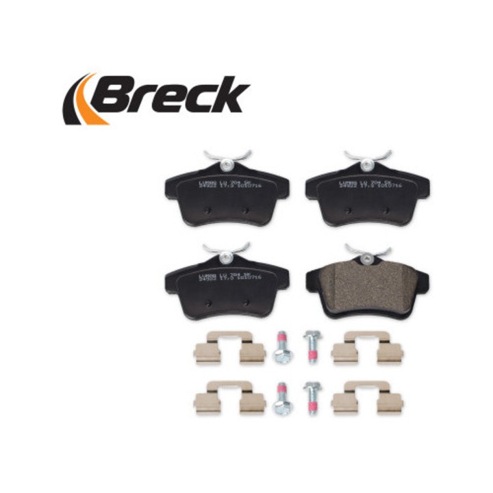 Fékbetét készlet, tárcsafék BRECK 24922 00 704 00