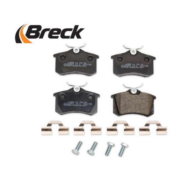 Fékbetét készlet, tárcsafék BRECK 20961 10 704 00