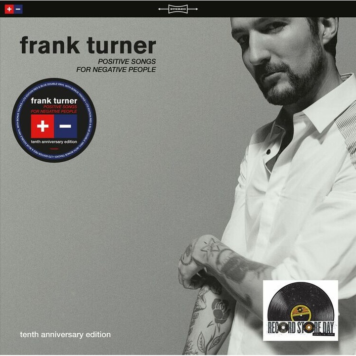 Vinil Frank Turner, Polydor, Positive Songs For Negative People, 2 LP, Albastru / Rosu