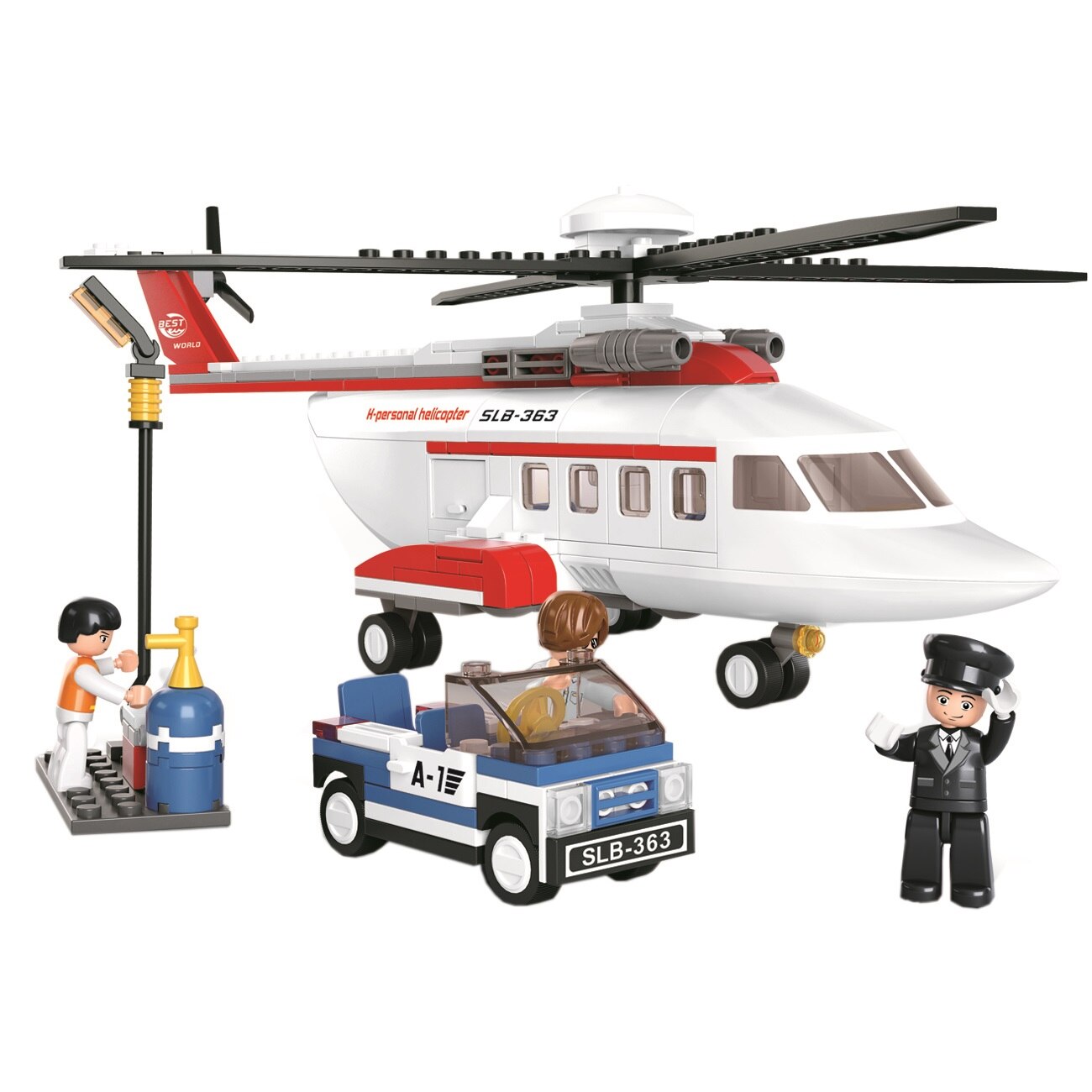 Set constructie Sluban Elicopter