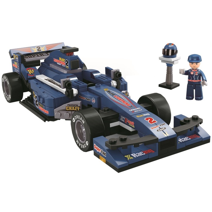 Конструктор Sluban, Кола Formula 1, Синя