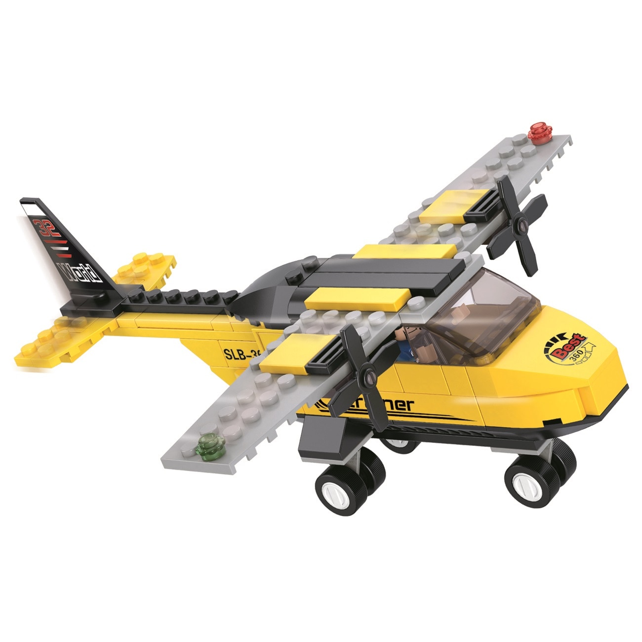 Set constructie Sluban Avion de antrenament