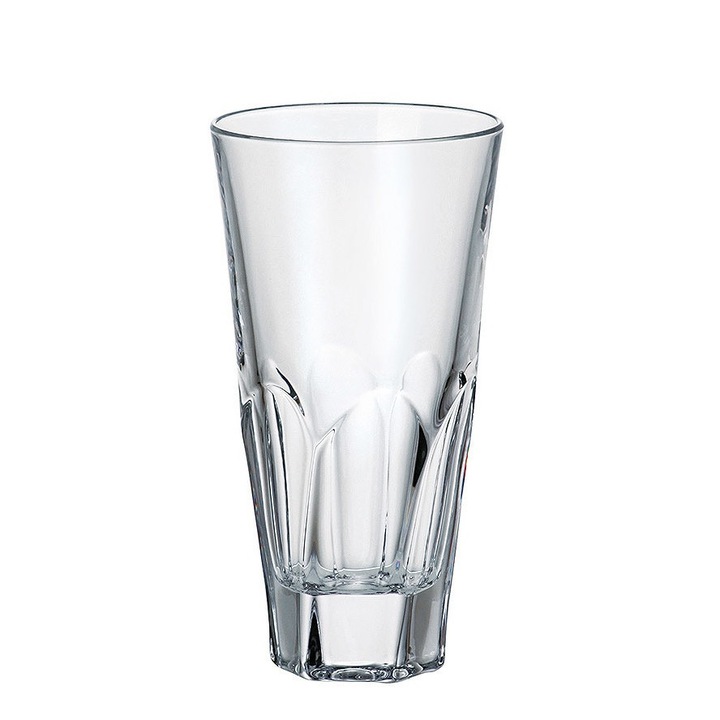 6 db Bohemia Kristály Pohár Készlet Vízhez / Long Drink "Apollo" 480 ml