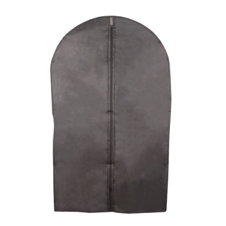 Husă haine, organizator imbrăcăminte, neagră, 60x90cm, impermeabil, fermoar