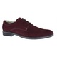 Pantofi barbati casual din piele naturala intoarsa visiniu Marime 43