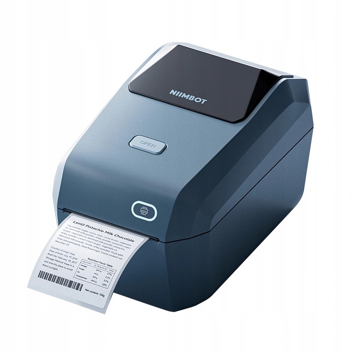 Mini imprimanta termica mobil, imprimare fotografii, autocolante, note, etichete, hartie 15, 53, 80, 110 mm, Bluetooth Phomemo M04 AS, alb