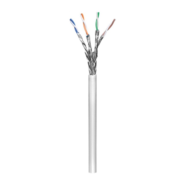 Goobay CAT 6 SFTP tömör kábel, 100m, szürke
