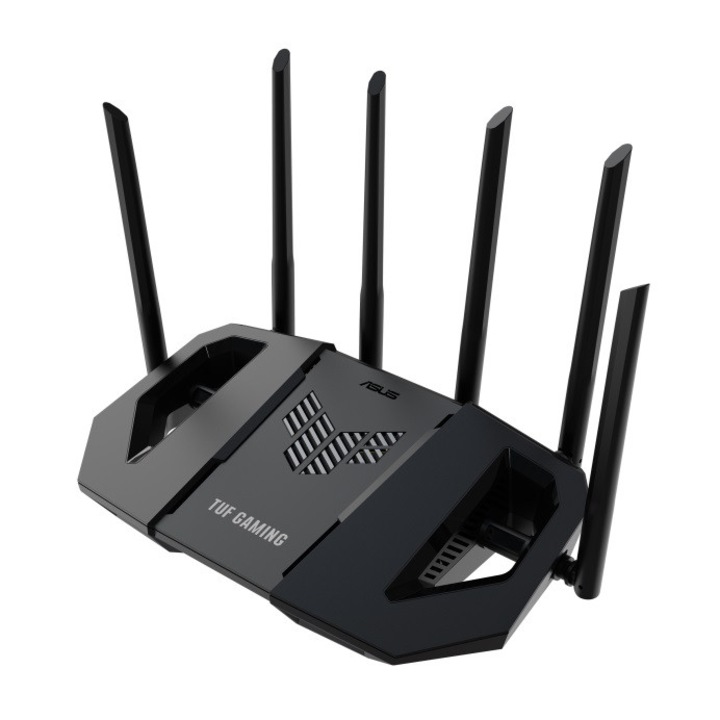 Asus TUF Gaming BE6500 vezeték nélküli router, 6500 Mbit/s, MU-MIMO, Mesh
