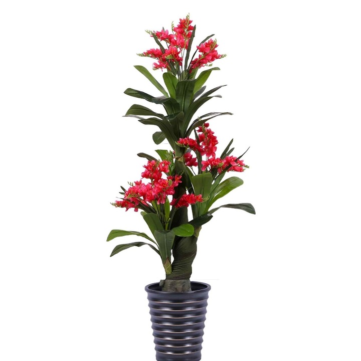 Copac artificial in ghiveci MB1091, panza + PVC + sarma, 160 cm