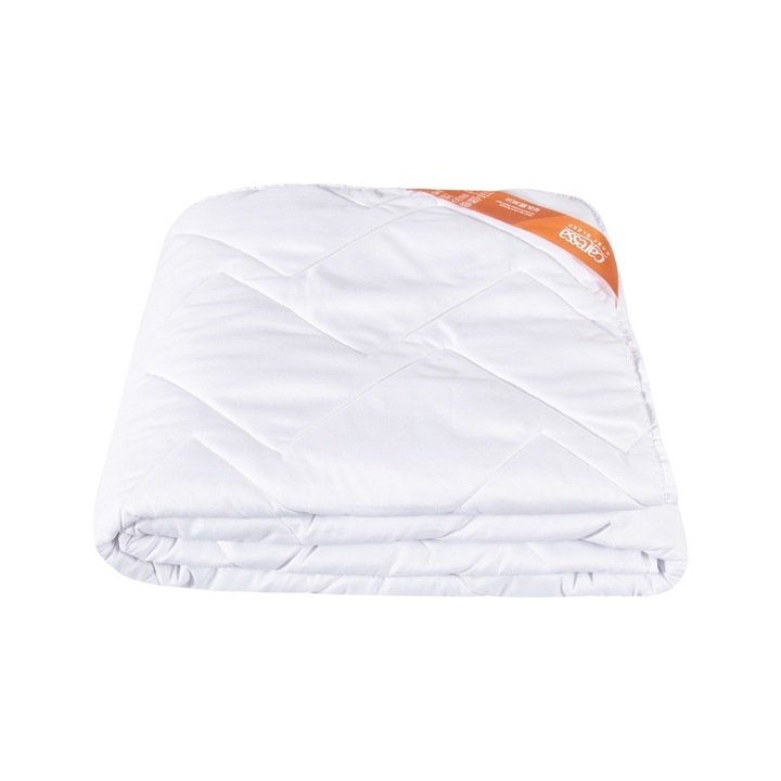 Pilota Caressa, microfibra, alb, 200 x 220 cm