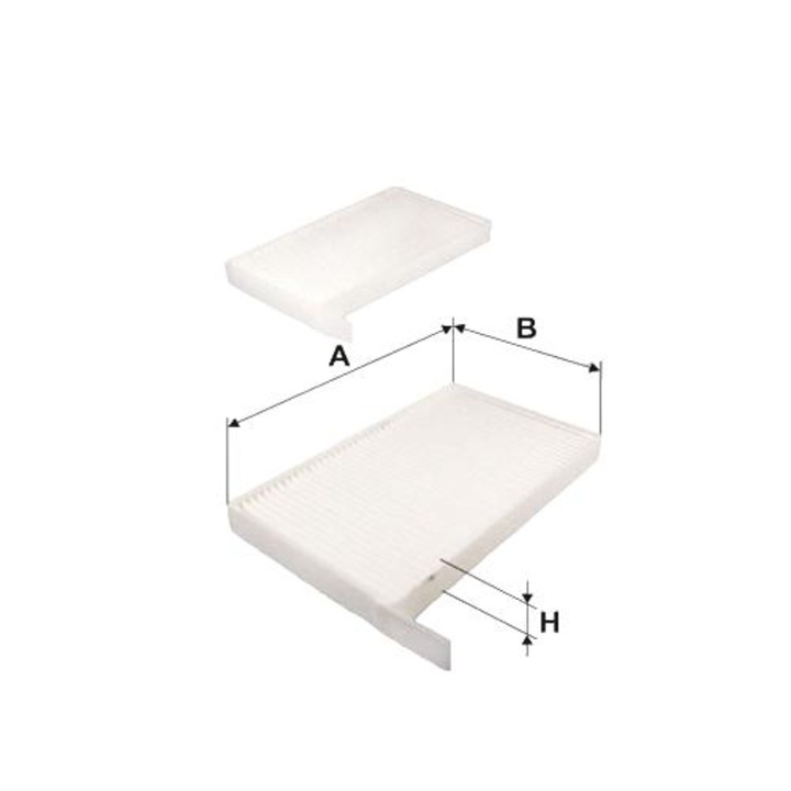 2 darabos utastéri szűrőkészlet, Filtron, K 1307-2x