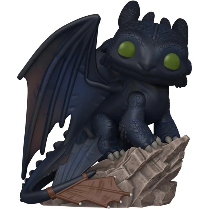 Фигурка Funko Pop, Deluxe, How to Train Your Dragon, Toothless, 16,5 cm, Многоцветен