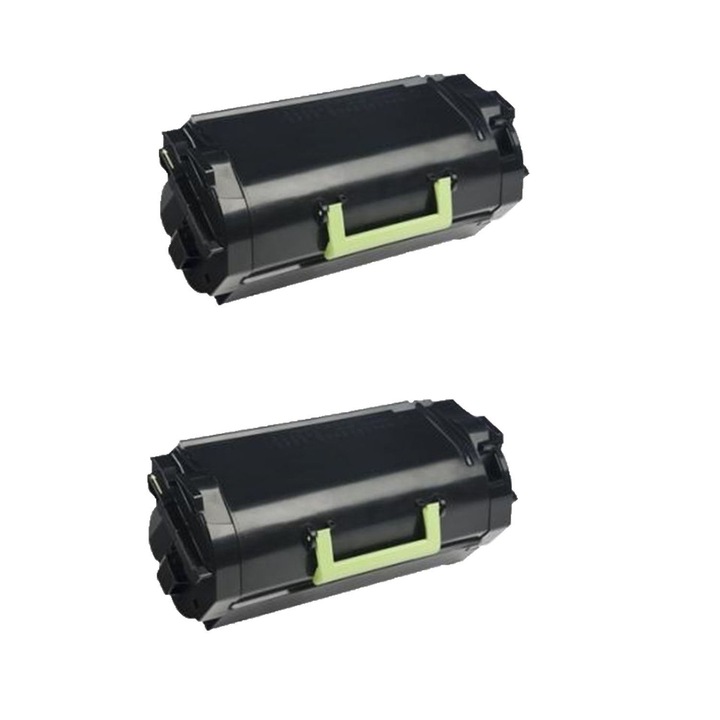 Set 2 Cartuse Toner Compatibil 5.000 Pag.Pentru Lexmark MX317dn / MX417de / MX517de/ MX617de/MS317dn / MS417dn / MS517dn / MS617dn, marca Imago Print