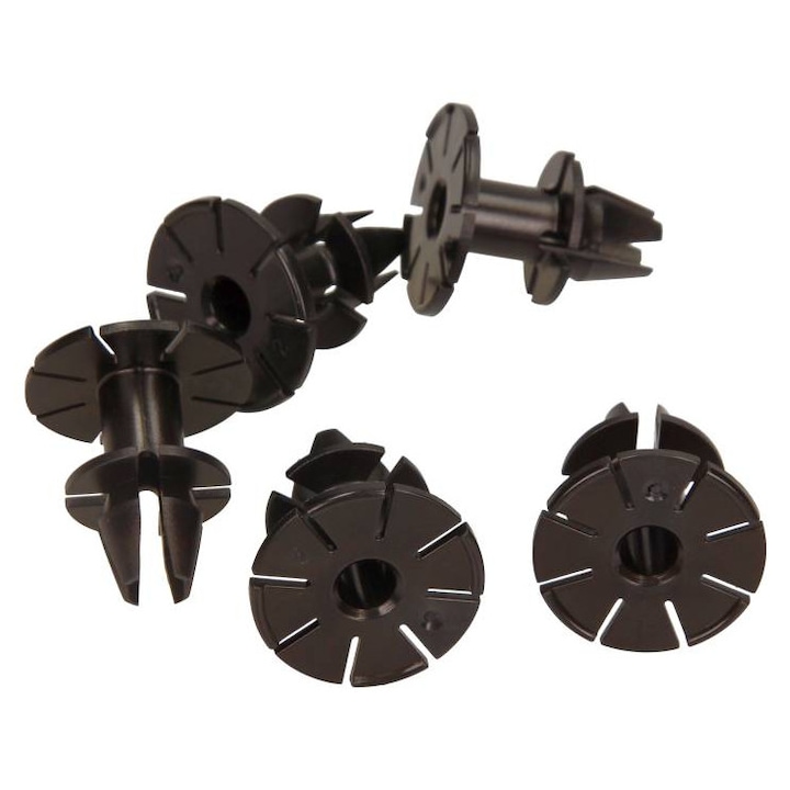 ROMIX tartozékkészlet, külső küszöbléc rögzítő klipsz BMW 3 E90 / 5 E60 / X1 E84 / X6 E71, 5 darab