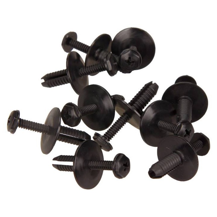 10 darabos autós klipsz készlet, Romix, BMW 5 F10/6 F12/7 E38 E65 F01/MINI COOPER S/ONE 01-08 modellekhez