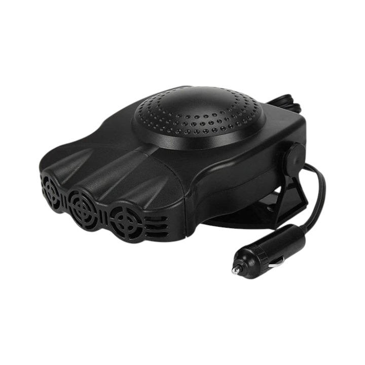 Incalzitor auto portabil Tradesor, 150W, 24V, negru, 17.5x12.5x8cm