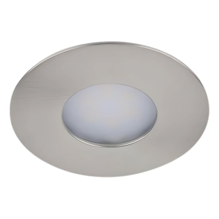 Комплект от 5 LED прожектора, Flector 917588, Димируеми, 250lm, 2.3W, 220-240V, 30000h, 2700K, Енергия A+, Топло бяло, Сребристо