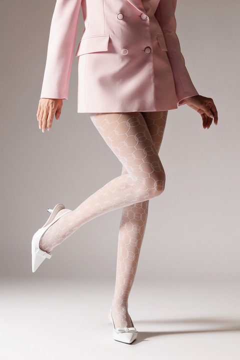 Laura Baldini, Dres cu model, Alb