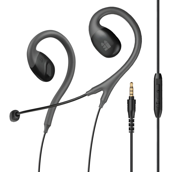 Fejhallgató, Middle Rabbit S6 mikrofonnal - retró dizájn, 1,7 méteres kábel, 3,5 mm-es jack csatlakozó, online vezérlés