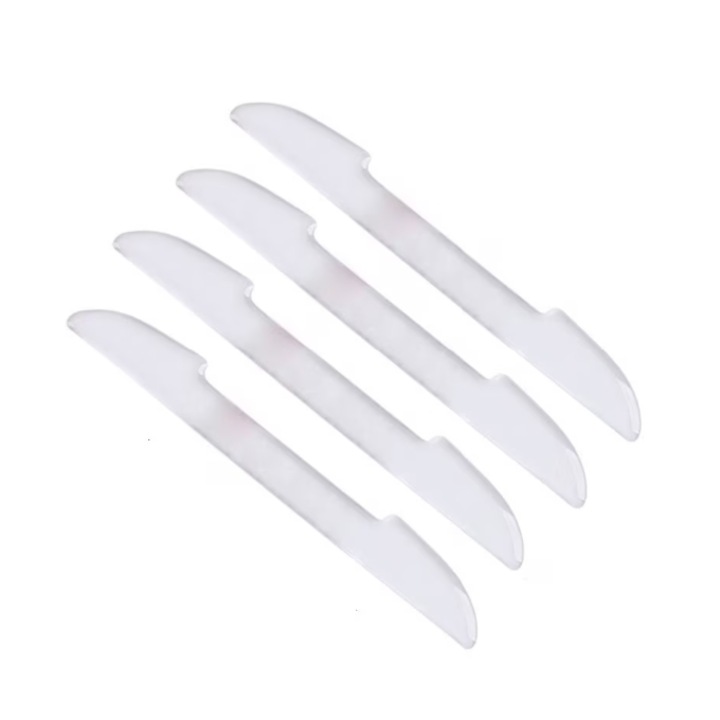 Négy darabos átlátszó szilikon ütközésgátló matrica autókhoz