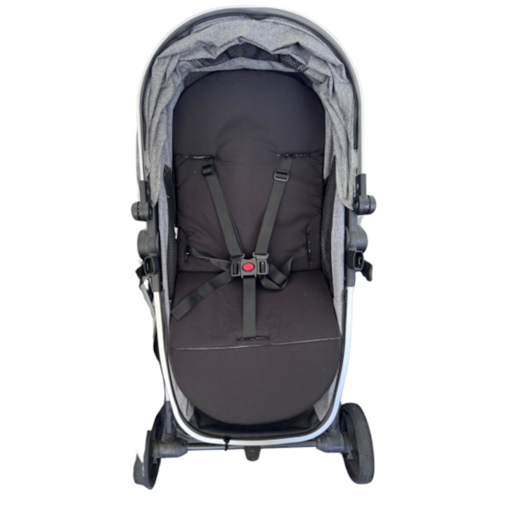 Covoras pentru carucior Kapinkata, plasa 3D respirabila, Luxury, Negru