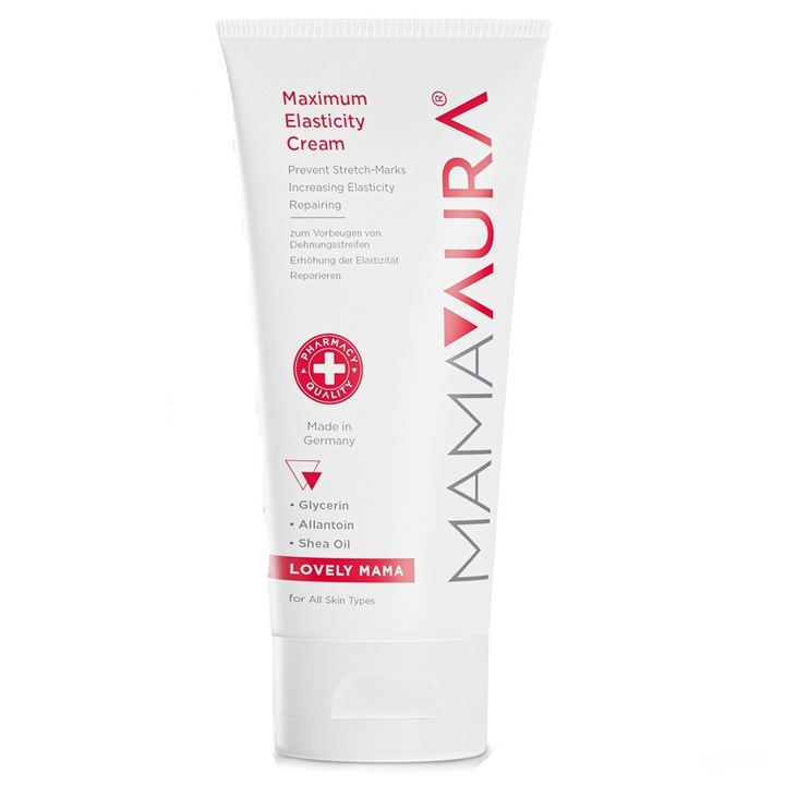 Crema pentru elasticitatea pielii Maximum Elasticity Lovely Mama, Mamaaura, 150 ml