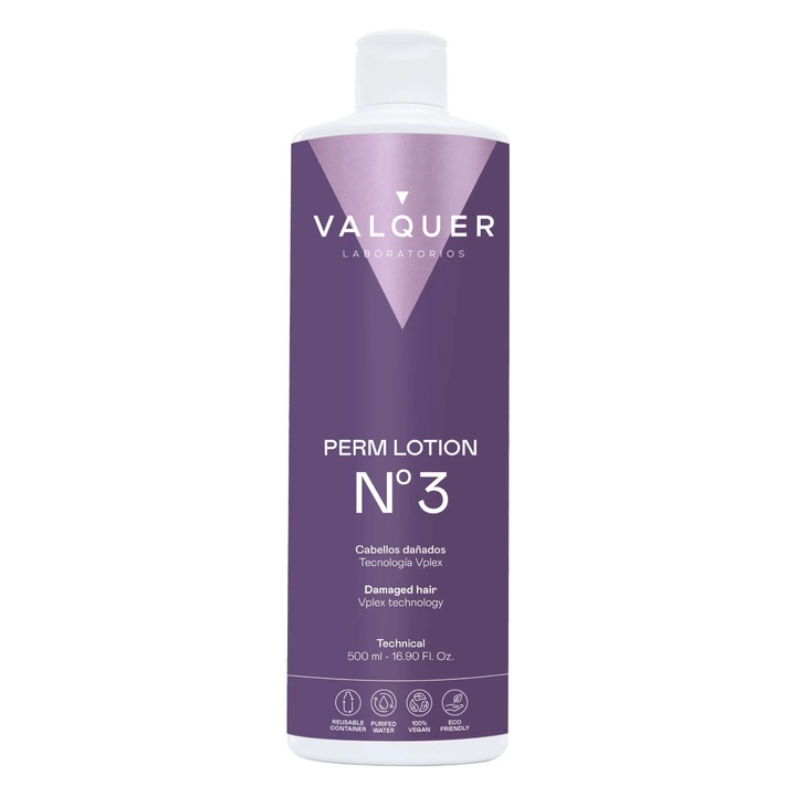 Solutie de permanent nr.3 pentru par degradat 500 ml Valquer