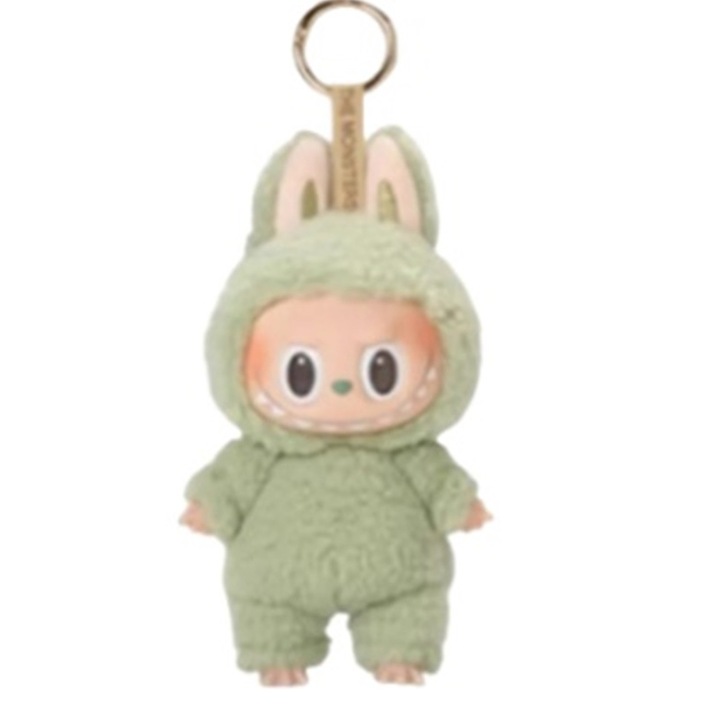 Плюшена кукла, bibubibu, Labubu, зелена, за момичета