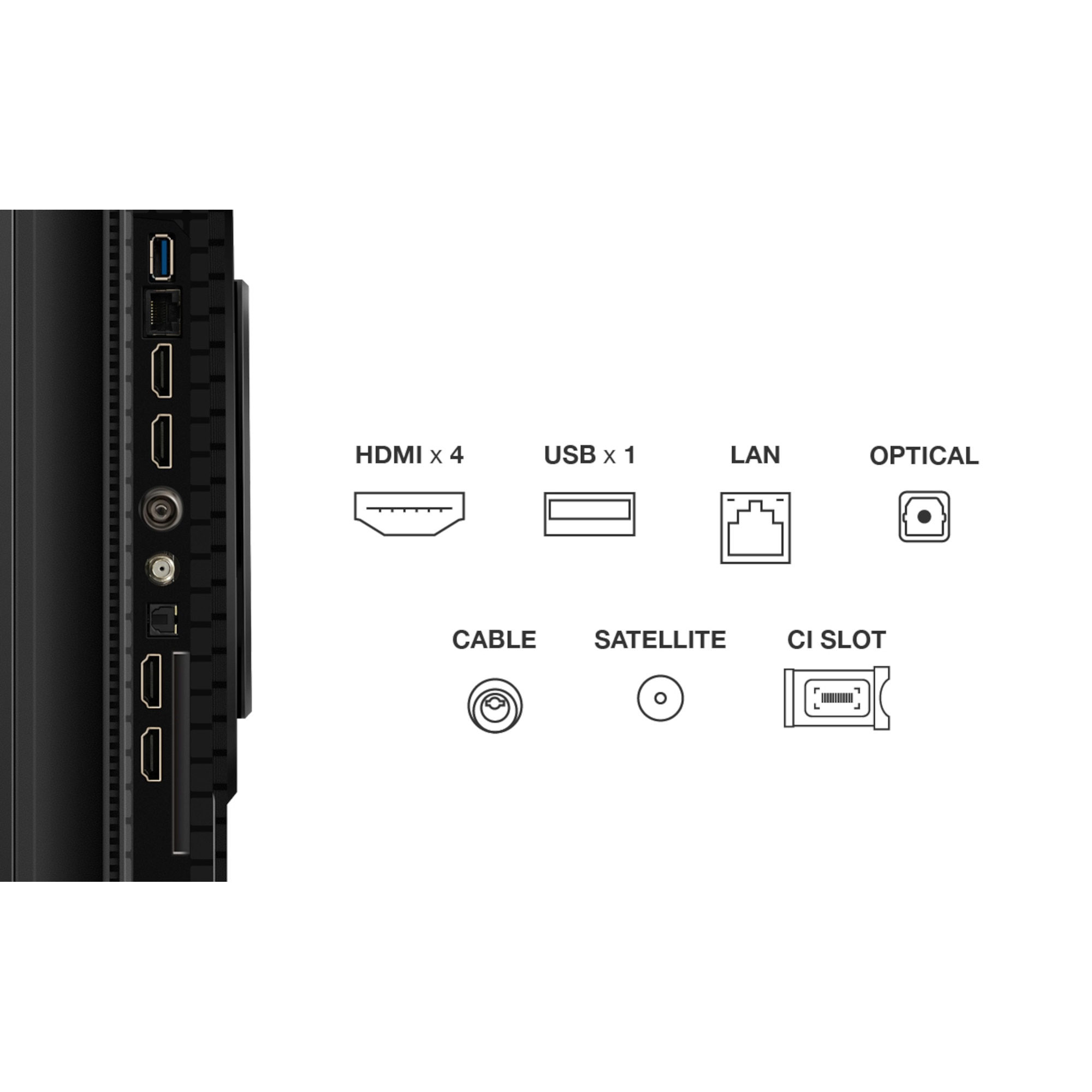 Televizor Smart QLED TCL 55T8C, 139 cm, Ultra HD 4K, 100 Hz, smart Google TV, Clasa F