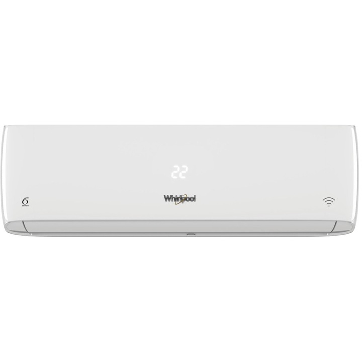Климатик Whirpool SPICR312WF, 12000 BTU, инверторен, Wifi, функция Jet, нощен режим, гласово управление, клас A++