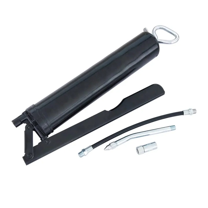 Pompa pentru gresat ulei, vaselina, corp metalic 265mm