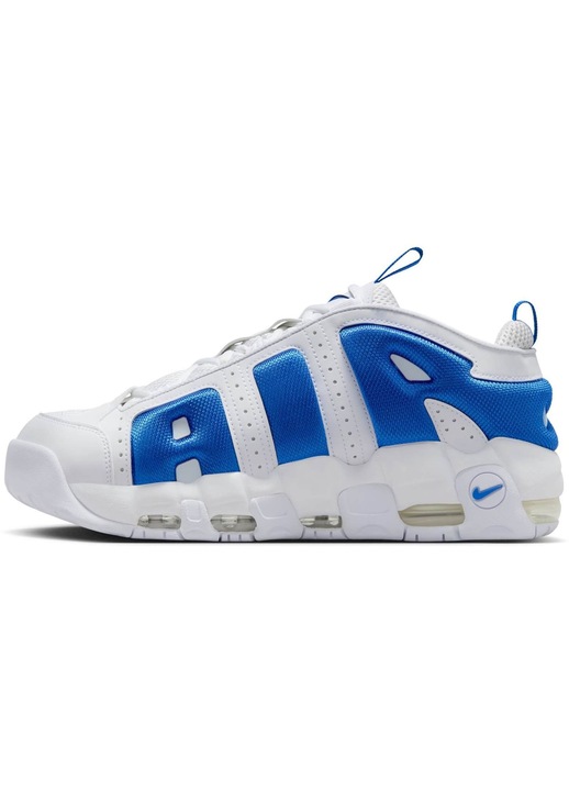 Pantofi sport NIKE Air More Uptempo Low Alb Albastru 40.5 EU