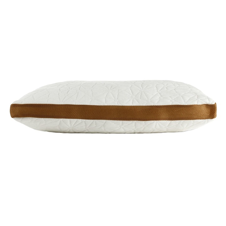 Perna Meltem Textil Natur Therm, microfibra, alb+maro, 50x70cm