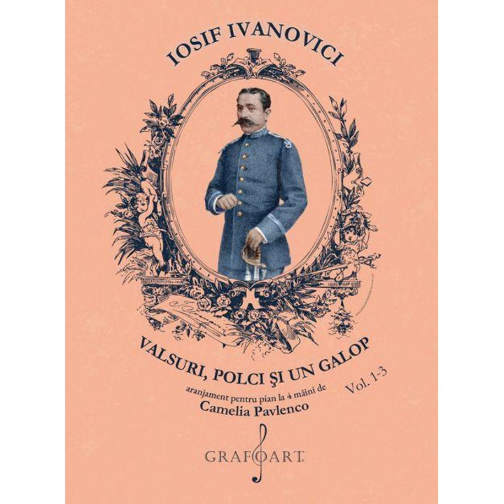Valsuri, Polci si un Galop. Aranjament pentru pian la 4 maini (3 volume), Iosif Ivanovici