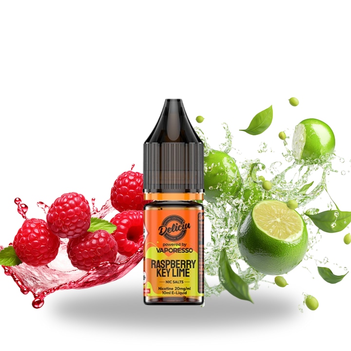 Lichid Tigara Electronica Deliciu by Vaporesso V2 10 ml, nicotina 20 mg - Raspberry Key Lime