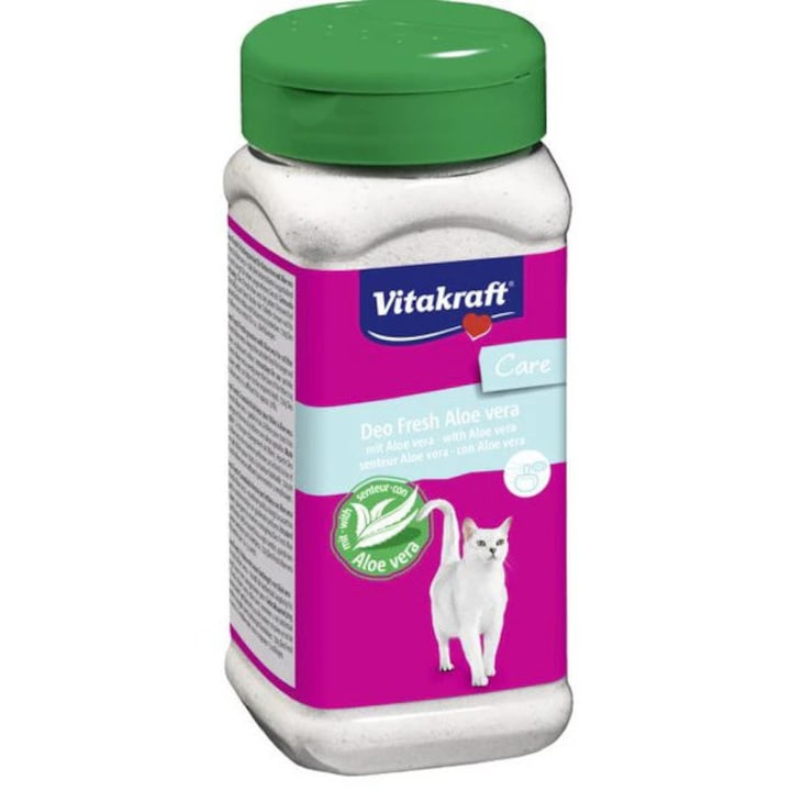 VITAKRAFT Pudra odorizanta Deo Fresh pentru litiera Aloe Vera 720g
