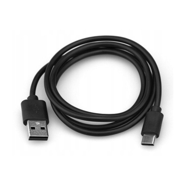 Cablu USB-C, Maclean, 1m, functie de incarcare si sincronizare, negru