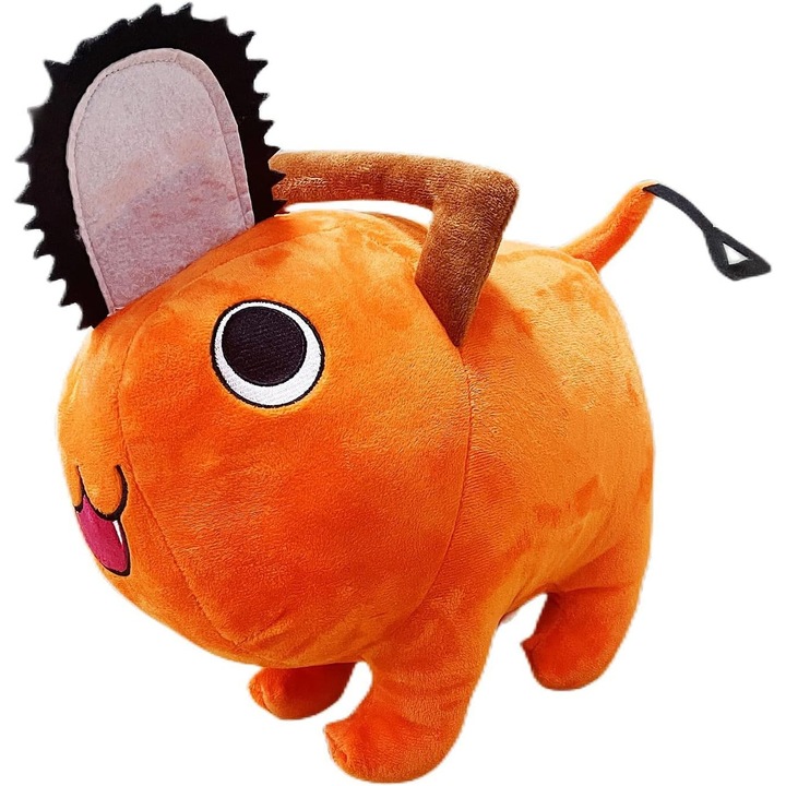 Chainsaw Man Plüss Játék, Anime Plüss Baba, Dekoratív Plüss Párna, Dekoratív Plüss Kutya Ajándékjáték