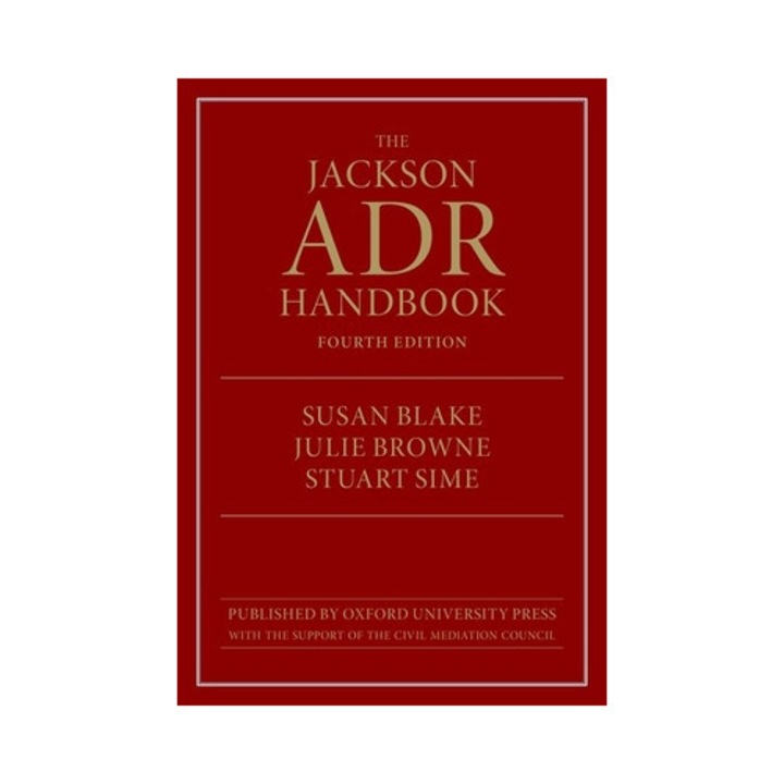 The Jackson Adr Handbook - Stuart Sime